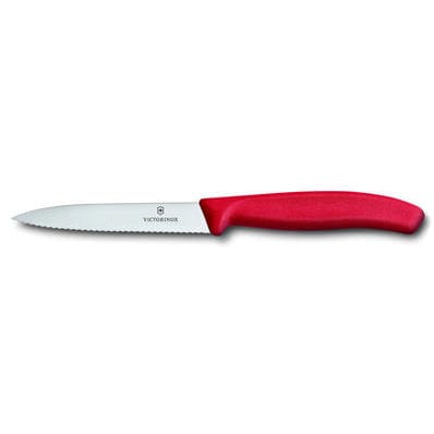 Victorinox vegetable & paring knife serrated 10 cm - Red - Victorinox