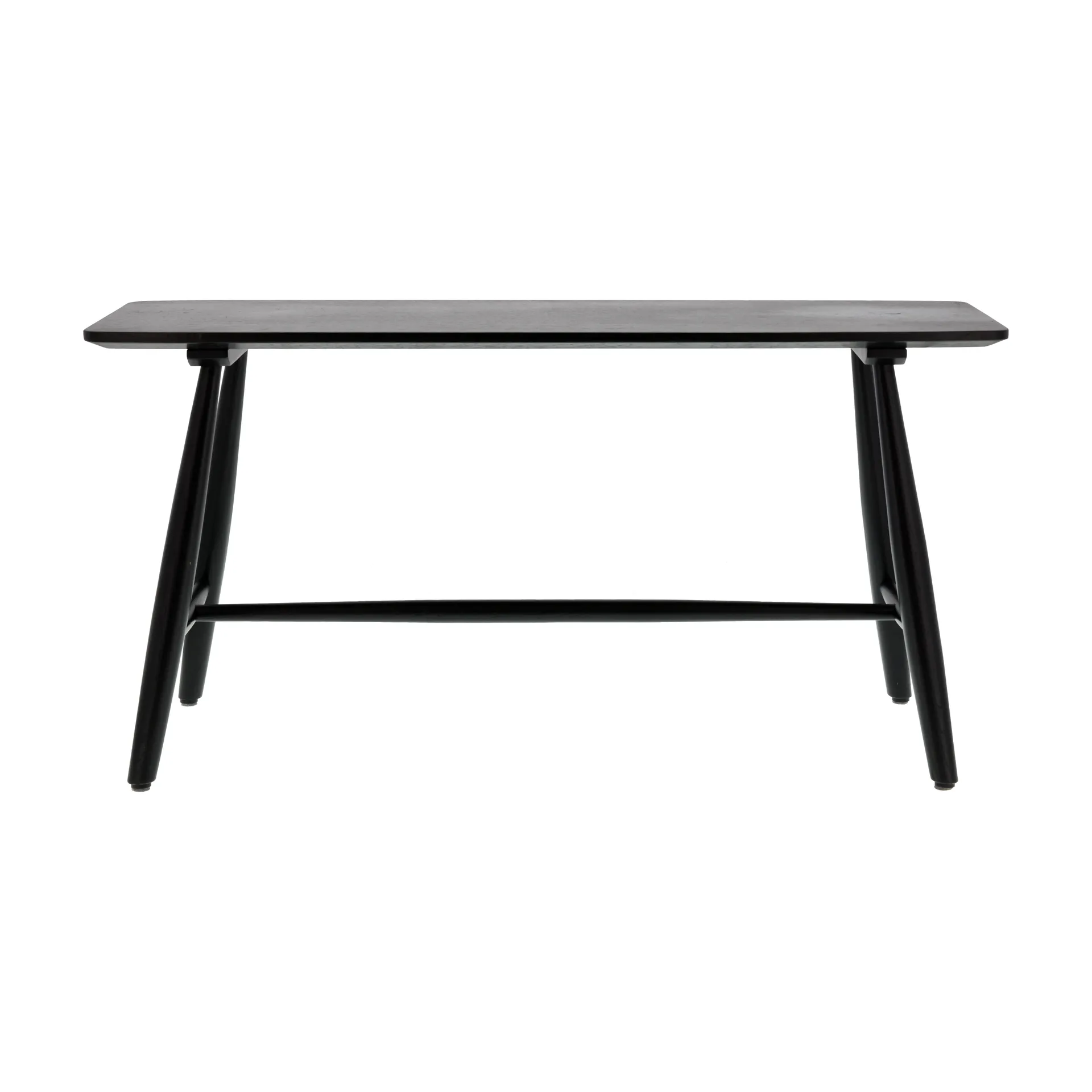Best bench 90x28x45 cm, Black solid oak Villa Collection