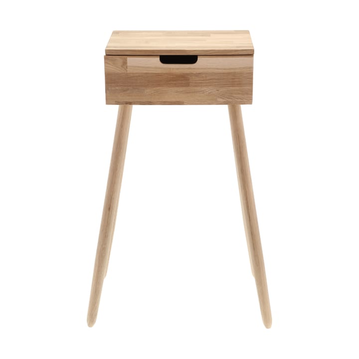 Ebern side table 30x40 cm - Solid oak-white stained - Villa Collection