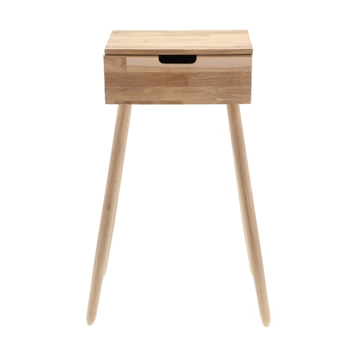 Ebern side table 30x40 cm, Solid oak-white stained Villa Collection