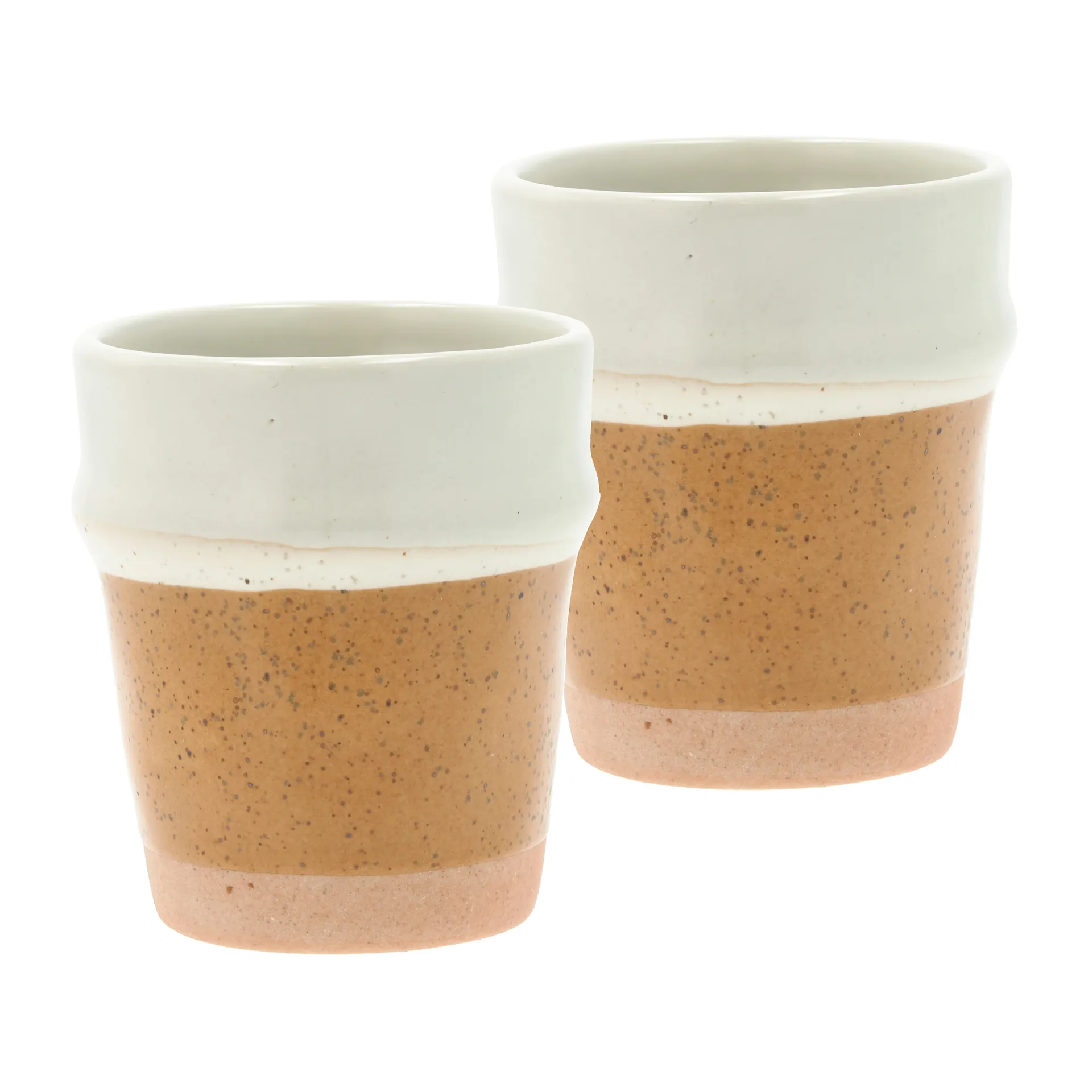 Evig espresso cup 10 cl 2-pack, Amber-creme Villa Collection