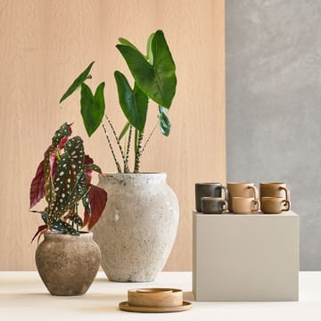 Loev flower pot - grey - large Ø30.5 cm - Villa Collection