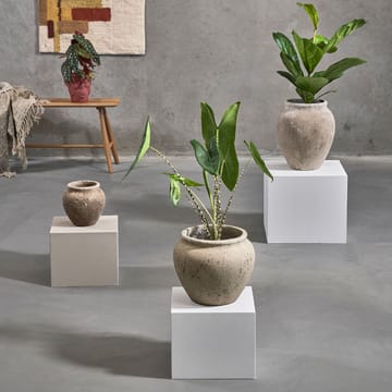 Loev flower pot - grey - large Ø30.5 cm - Villa Collection