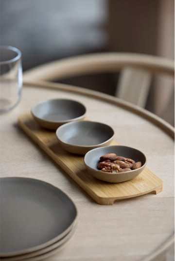 Shoku bamboo tray with 3 bowls - Warm Brown - Villa Collection
