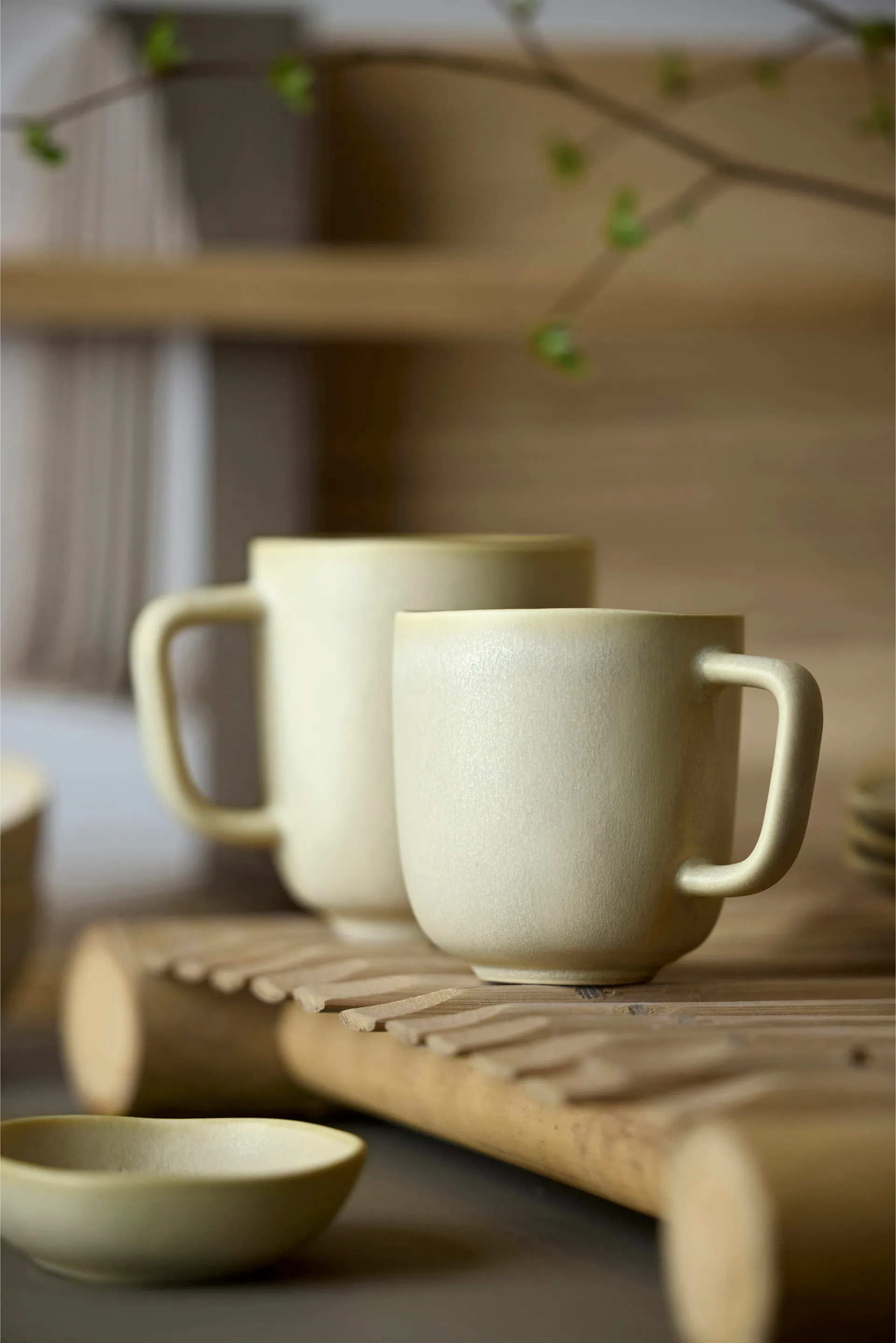 Shoku mug 33 cl, Beige Villa Collection
