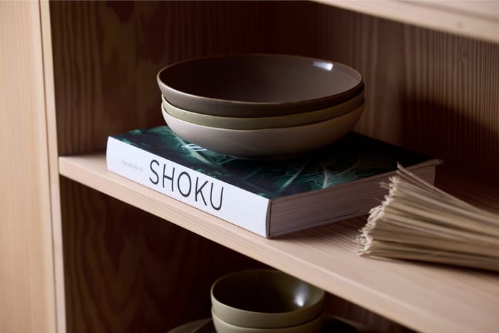 Shoku pasta bowl Ø21 cm, Beige Villa Collection