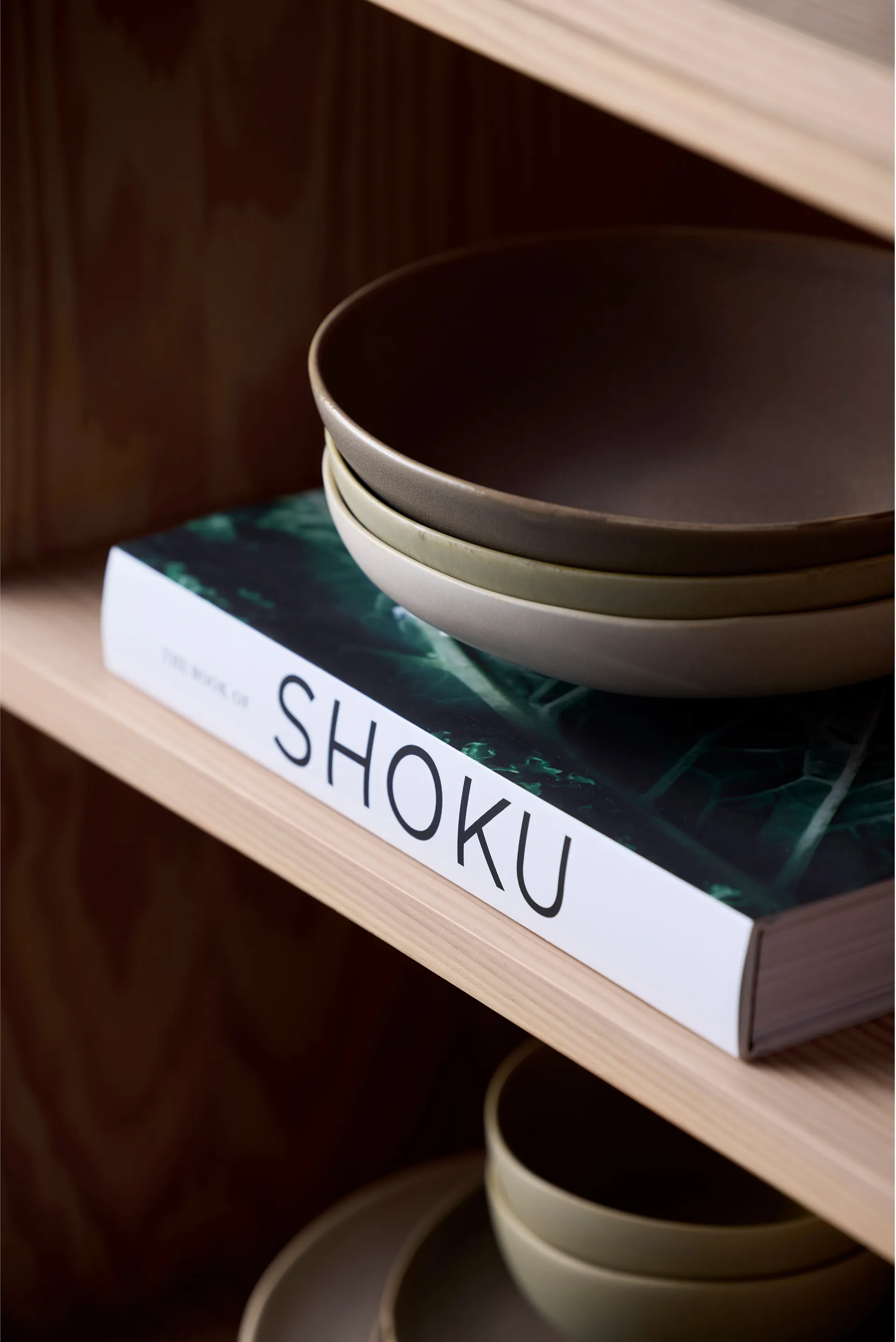 Shoku pasta bowl Ø21 cm, Pure Green Villa Collection