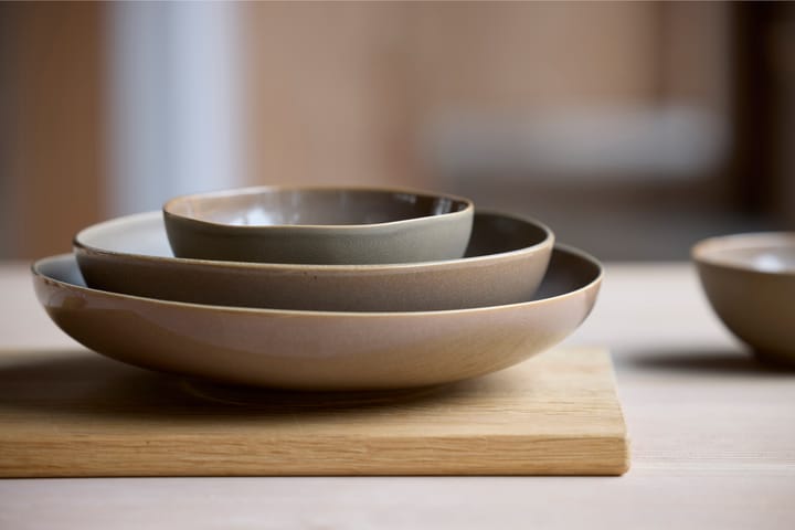 Shoku salad bowl Ø28 cm, Warm Brown Villa Collection