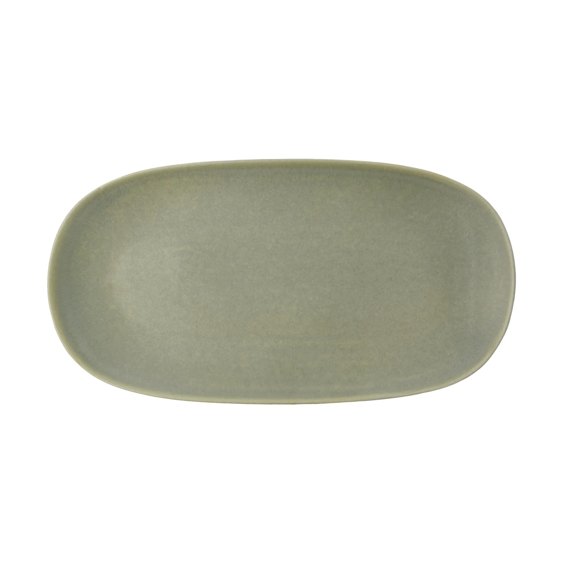 Shoku serving plate 18x34 cm, Pure Green Villa Collection