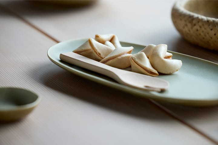 Shoku serving plate 18x34 cm, Pure Green Villa Collection