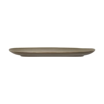 Shoku serving plate 18x34 cm - Warm Brown - Villa Collection
