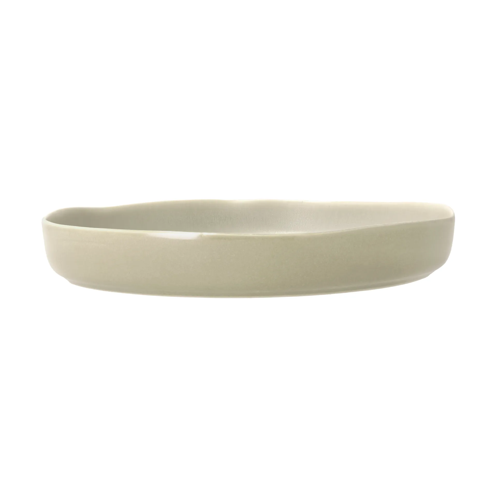 Shoku serving platter Ø28 cm, Beige Villa Collection