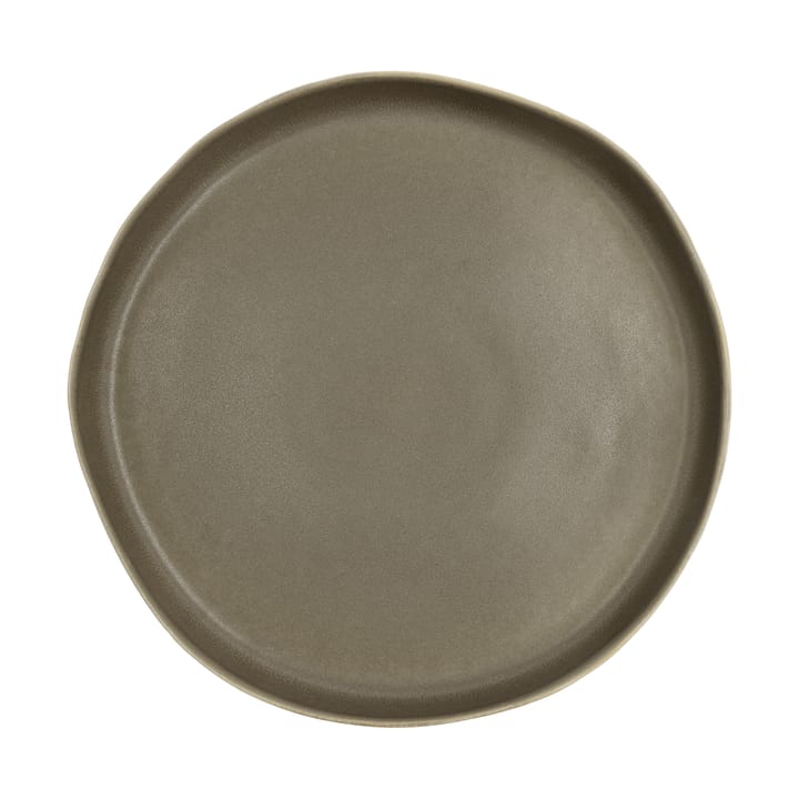 Shoku serving platter Ø28 cm, Warm Brown Villa Collection