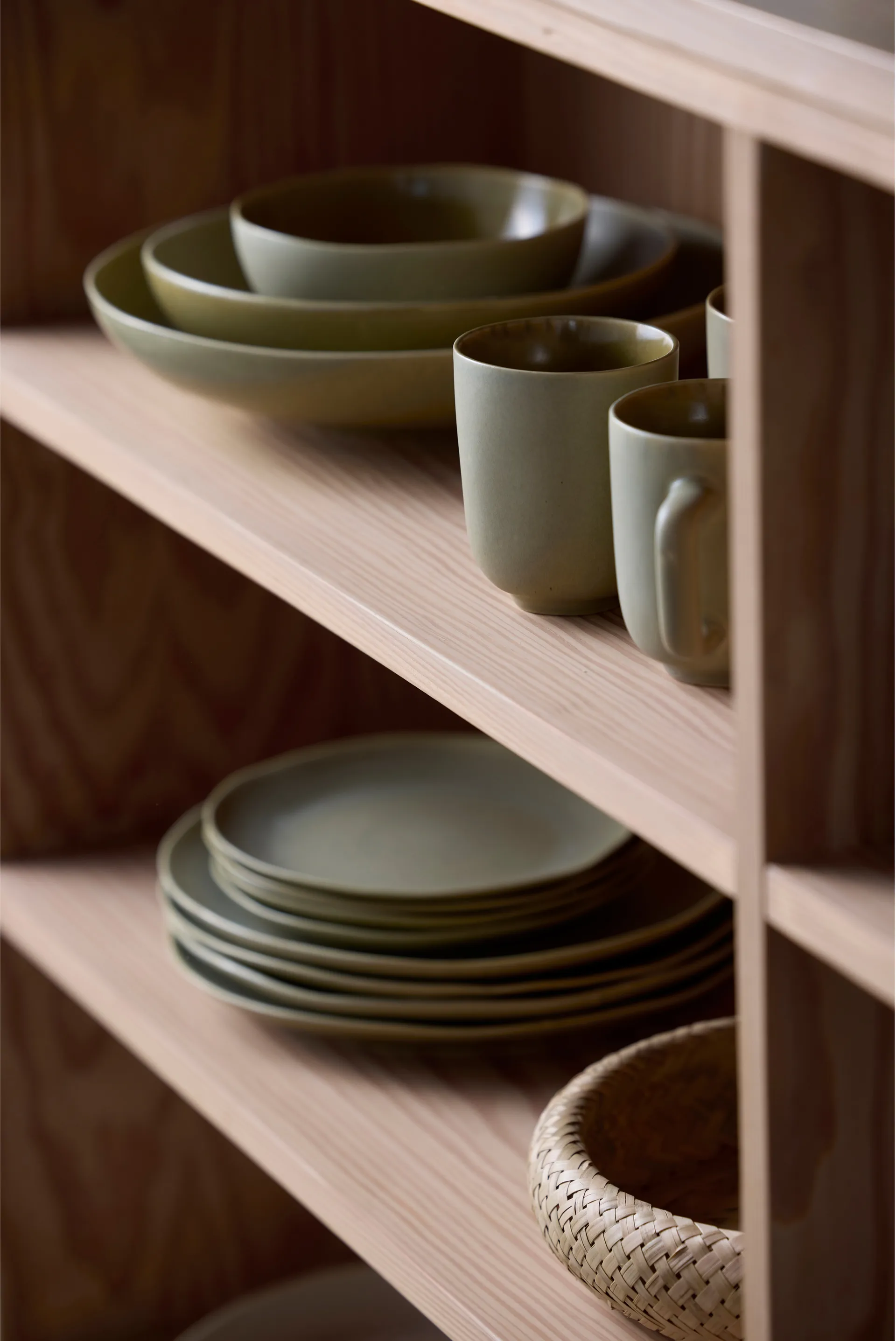 Shoku soy bowl Ø9 cm, Pure Green Villa Collection