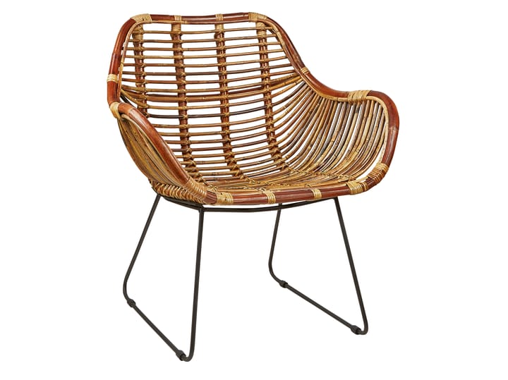 Sokna chair - Natural rattan-metal - Villa Collection