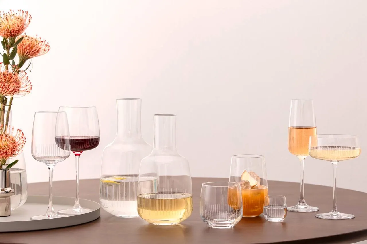 Afina champagne coupe glass, Transparent, 12 cl, 4-pack Villeroy & Boch
