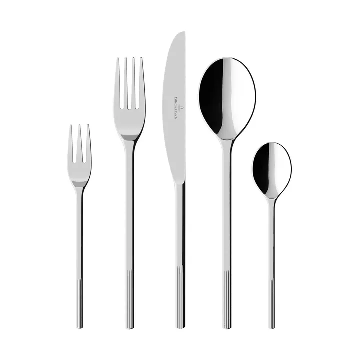 Afina cutlery set - Stainless steel, 30 pieces - Villeroy & Boch