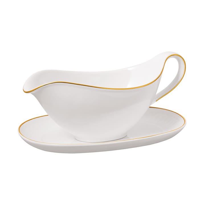Château Septfontaines gravy boat with saucer 26 cl - White-gold - Villeroy & Boch