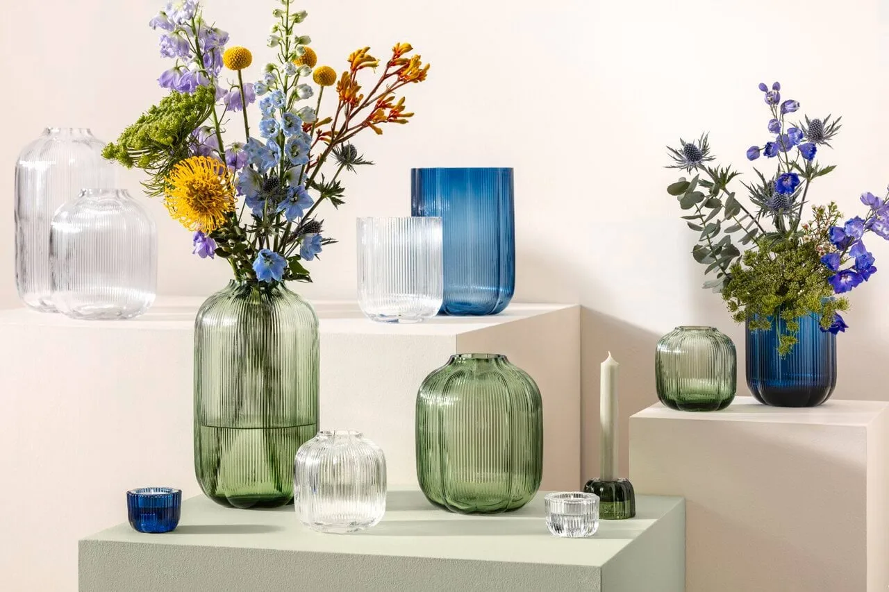 Fleur 2-in-1 candle holder, Bleu, Ø6.3 cm Villeroy & Boch
