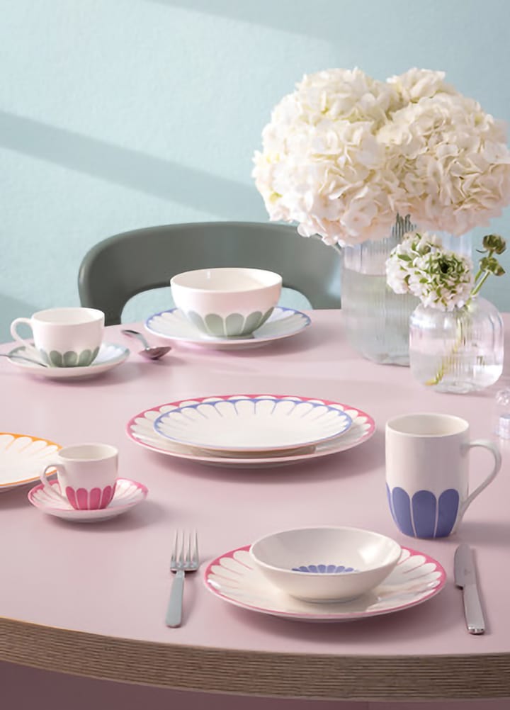 Fleur breakfast bowl 43 cl, White-green Villeroy & Boch
