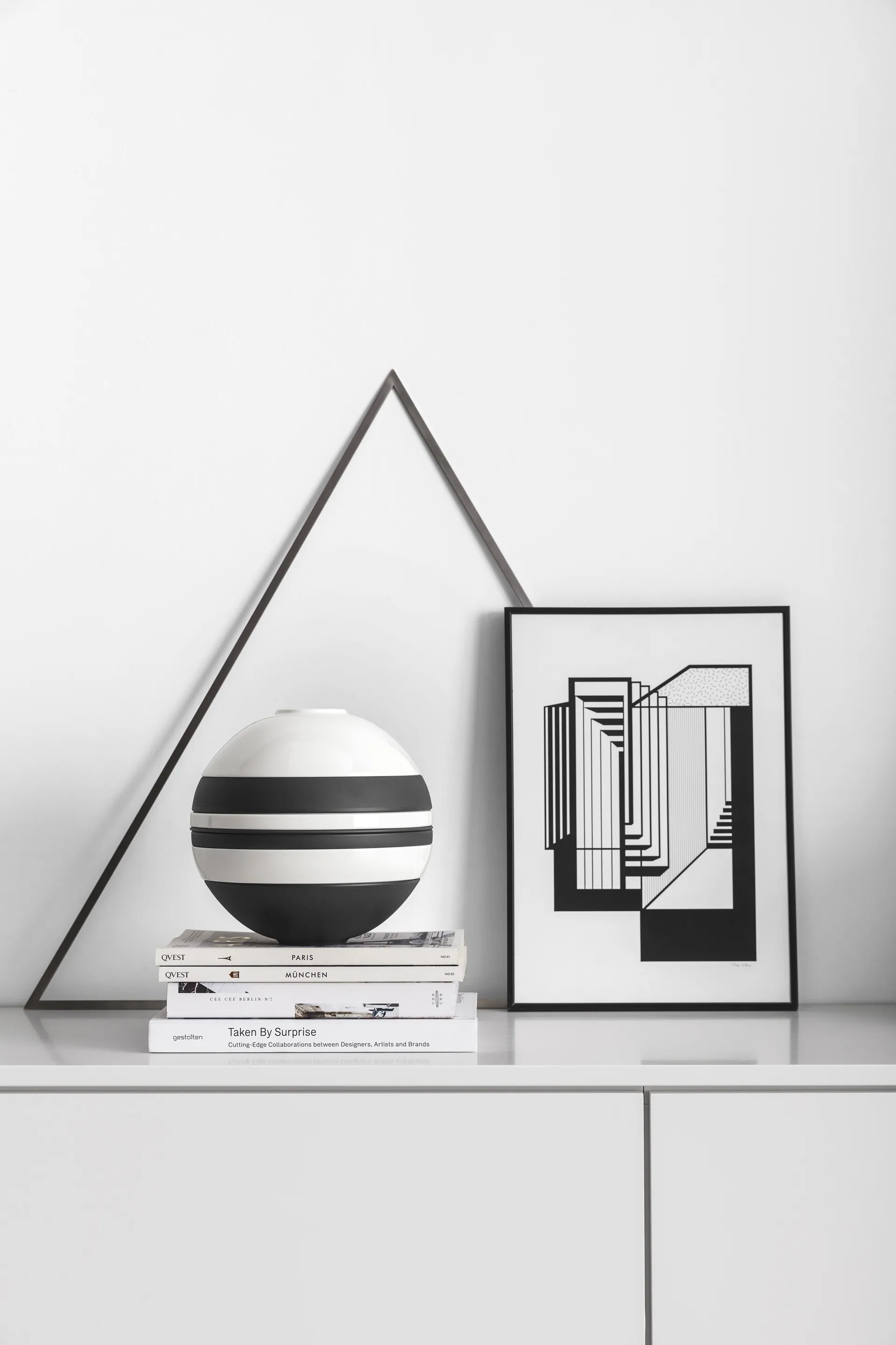 Iconic La Boule tableware set 7 pieces, Black-white Villeroy & Boch