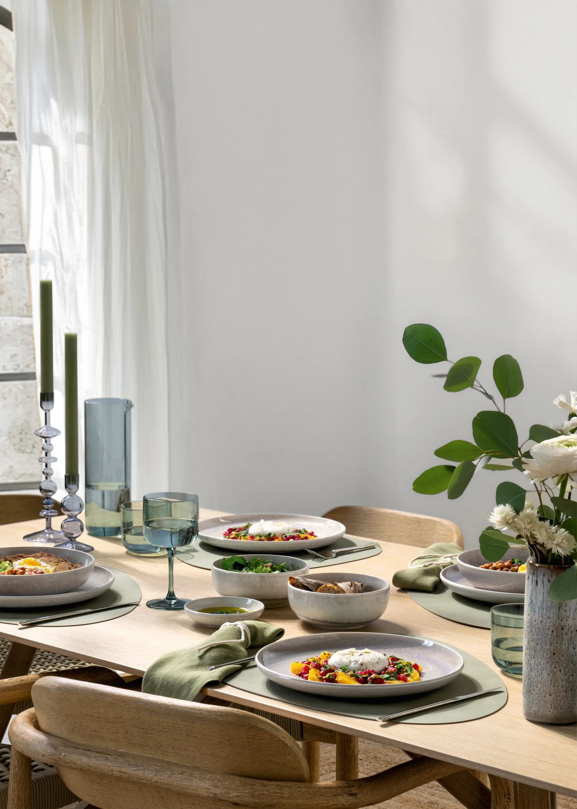 Like home candlestick 13.5 cm, Ice Villeroy & Boch