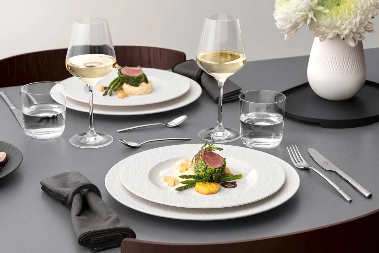 Manufacture Ice plate, White, Ø27.1 cm Villeroy & Boch