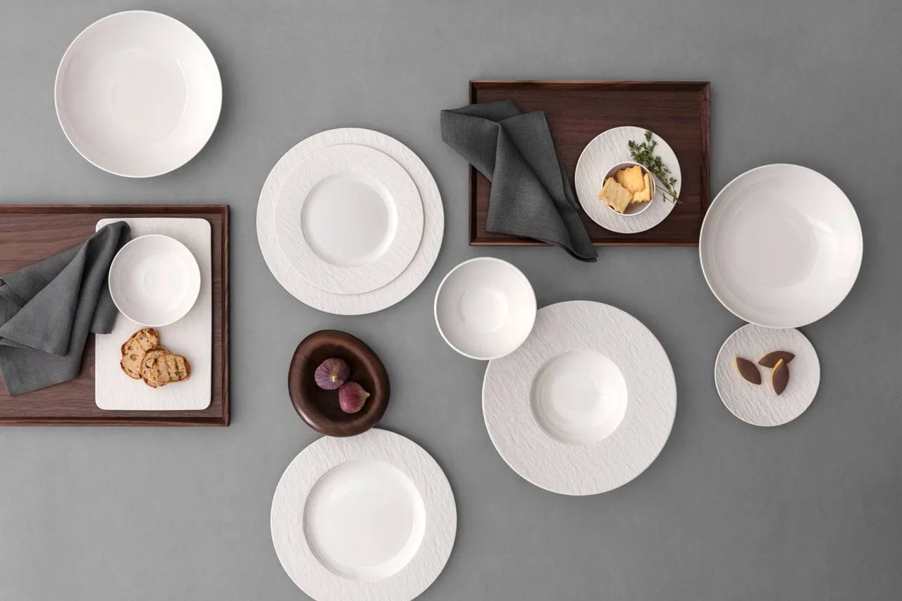 Manufacture Ice plate, White, Ø27.1 cm Villeroy & Boch