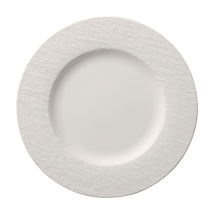 Manufacture Rock plate Ø27 cm, Blanc Villeroy & Boch