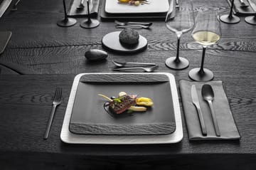 Manufacture Rock plate 28x28 cm - Black - Villeroy & Boch