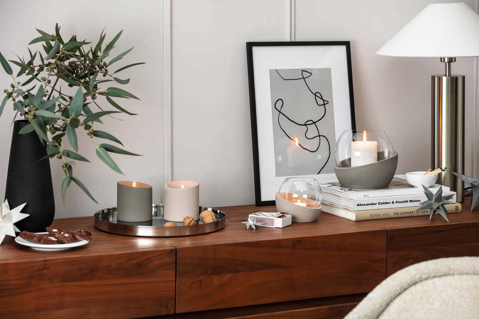 NewMoon Home candle holder 14.5x17 cm, Taupe Villeroy & Boch