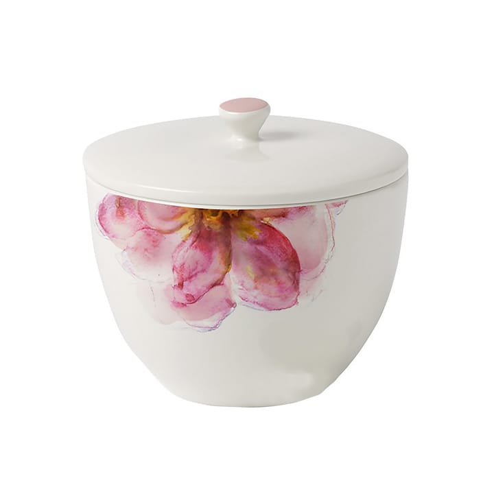 Rose Garden tea jar with lid Ø13.5 cm, White Villeroy & Boch