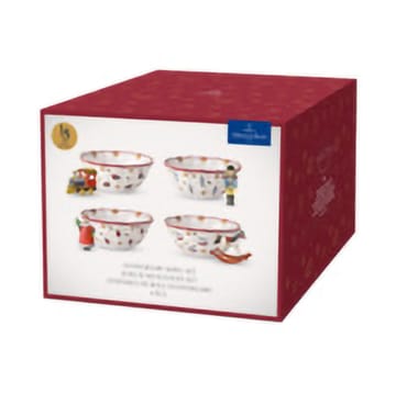Toy's Delight bowl 4 pieces - White-red - Villeroy & Boch