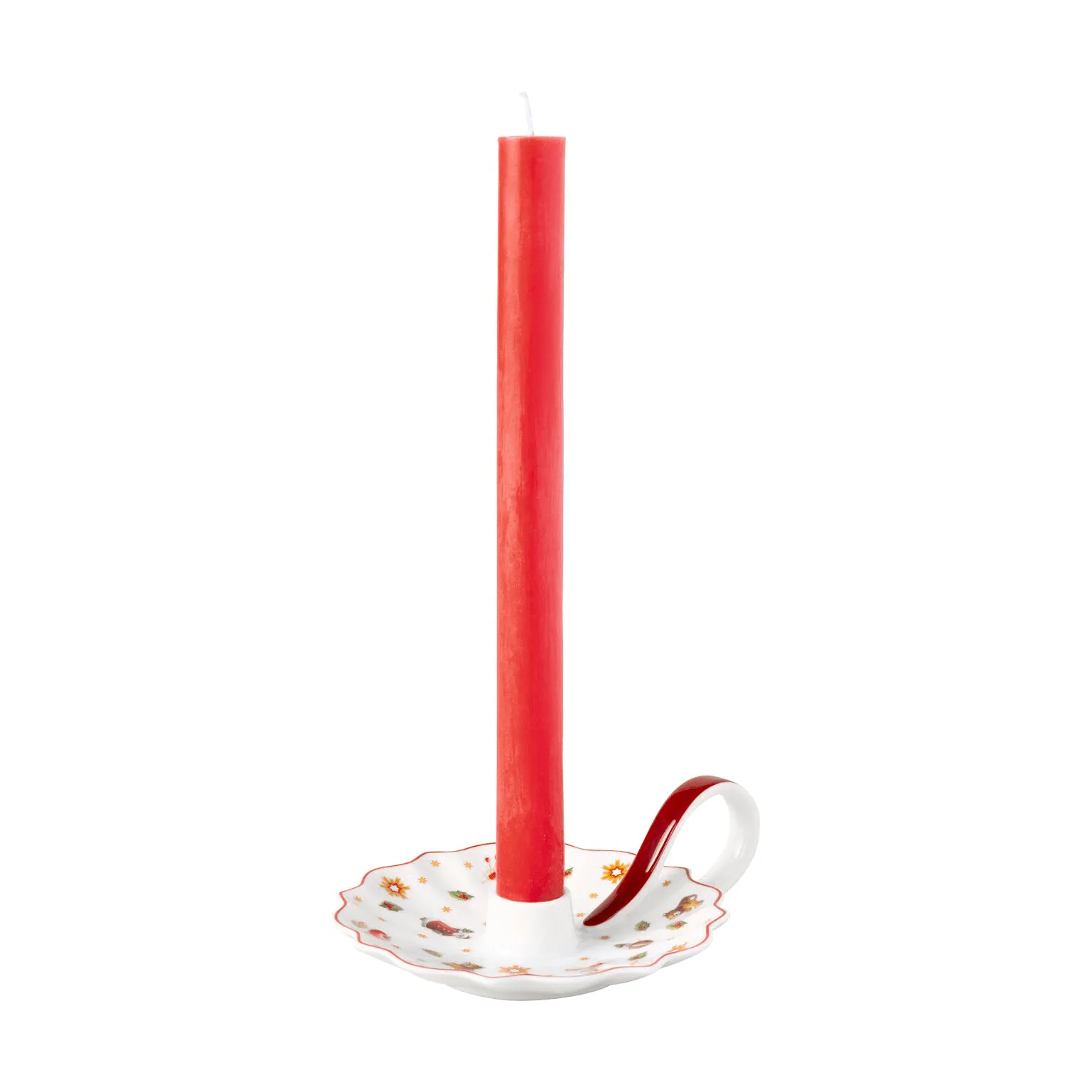 Toy's Delight candle holder, White-red Villeroy & Boch