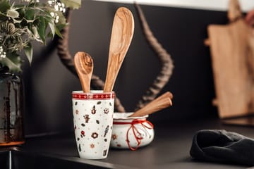 Toy's Delight jar with lid S 0.45 L - White-red - Villeroy & Boch