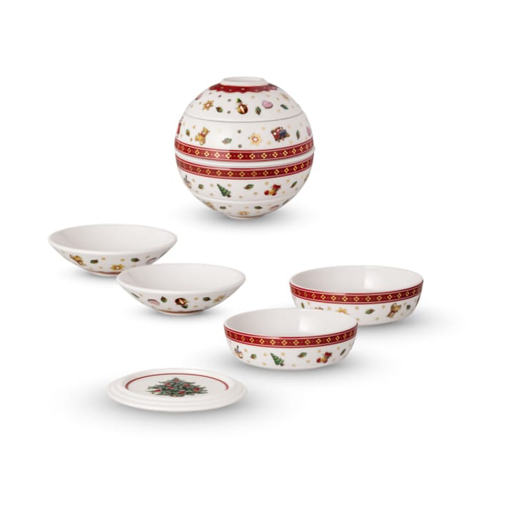 Toy's Delight La petite Boule 5 pieces, White-red Villeroy & Boch