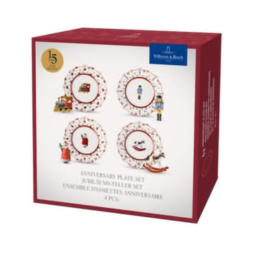 Toy's Delight plate 4 pieces - White-red - Villeroy & Boch