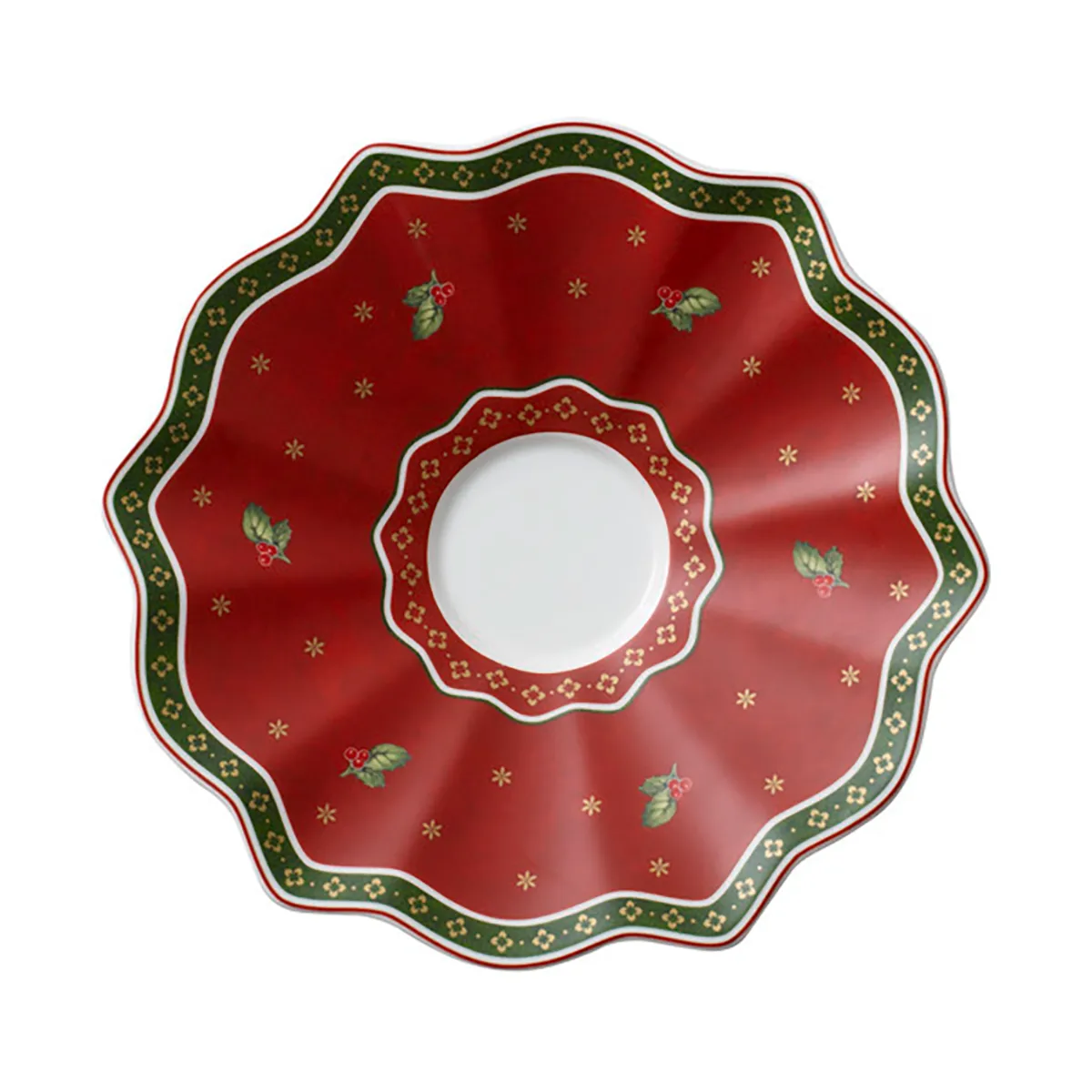 Toy's Delight saucer to cup Ø19 cm, White-red Villeroy & Boch