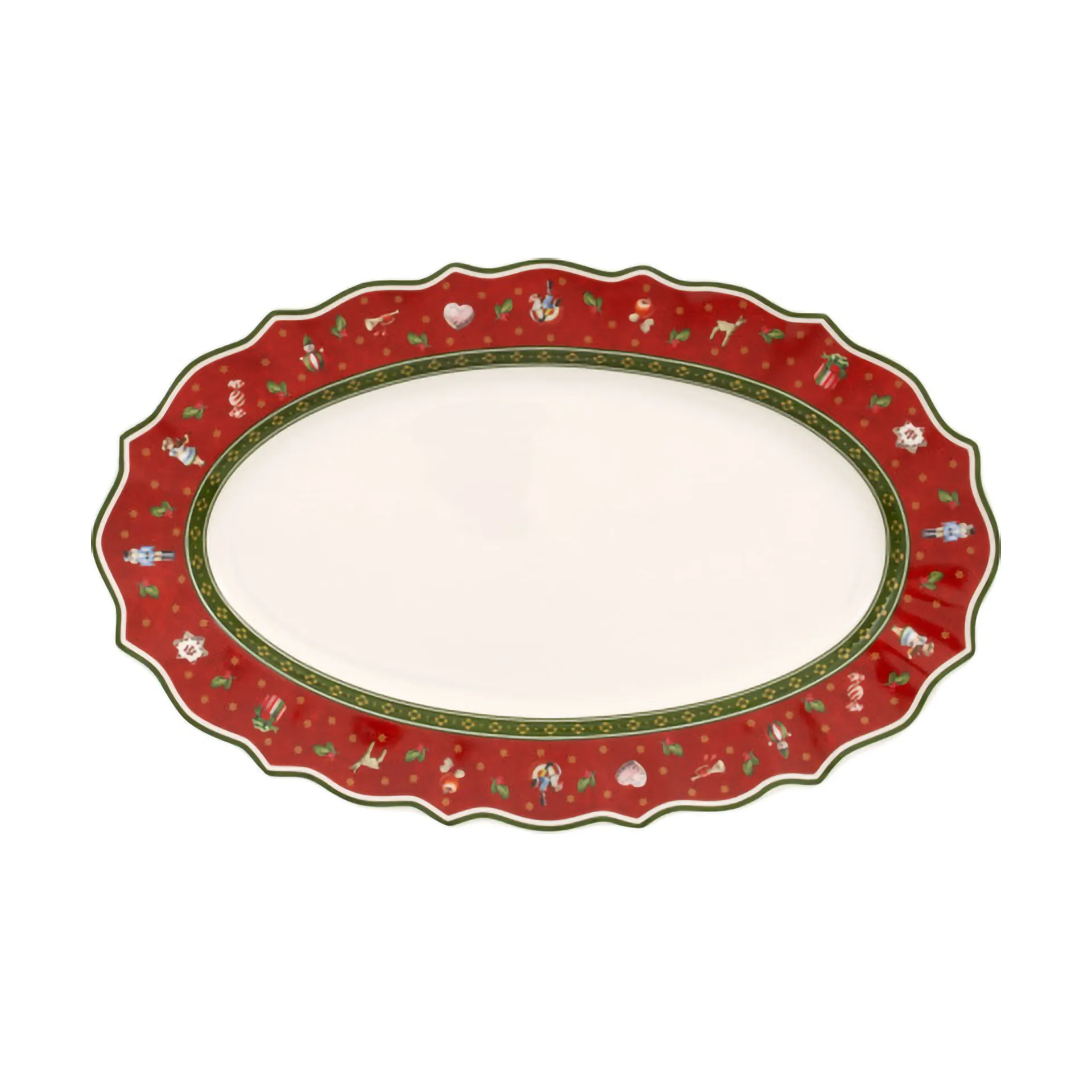 Toy´s Delight serving platter M 23.5x38 cm, White-red Villeroy & Boch