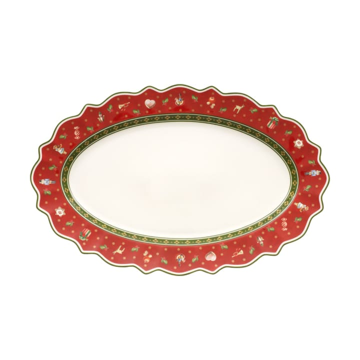 Toy's Delight serving platter oval 31x50 cm - White-red - Villeroy & Boch