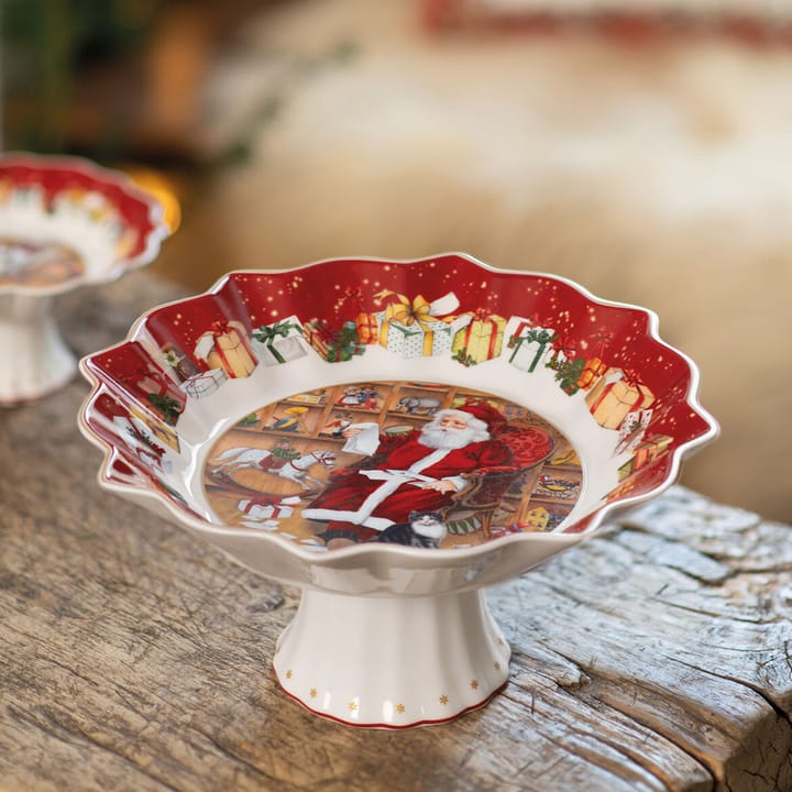 Toy's Fantasy bowl on foot 24 cm - White-red - Villeroy & Boch