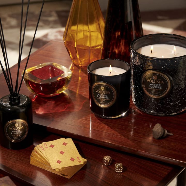 Classic Maison Noir scented 60 hours, Ambre Lumiere Voluspa