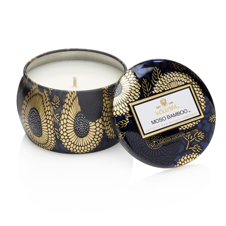 Decorative tin candle 25 hours - Moso Banboo - Voluspa