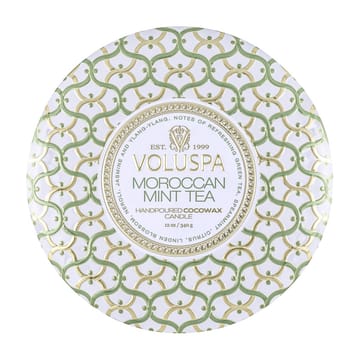 Maison Blanc 3-wick Tin scented 40 hours - Moroccan Mint Tea - Voluspa