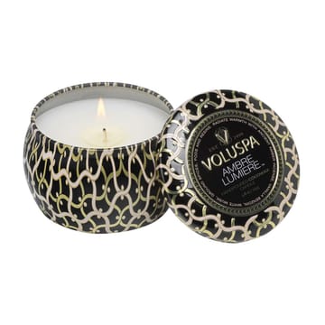 Maison Noir Mini Tin scented 25 hours - Ambre Lumiere - Voluspa