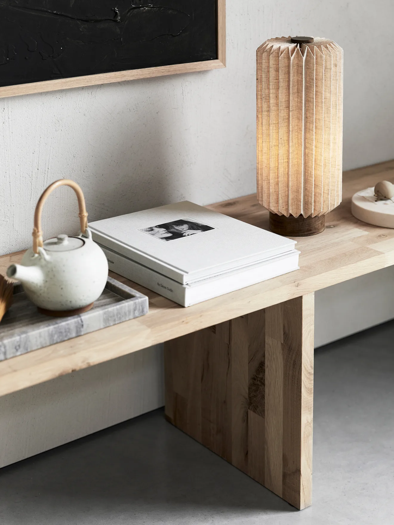 Alba table lamp, Natural, 37 cm Watt & Veke