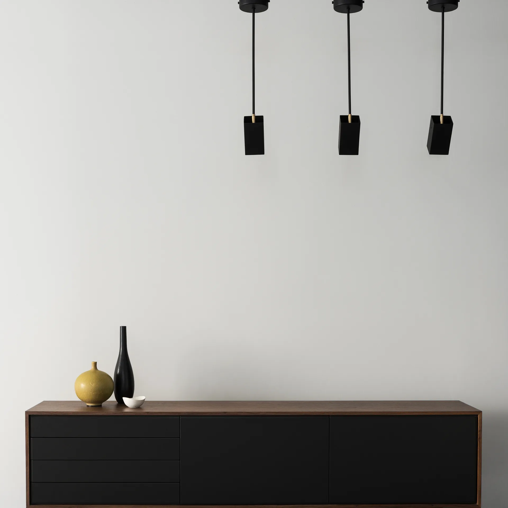 Box ceiling lamp, matte black Watt & Veke