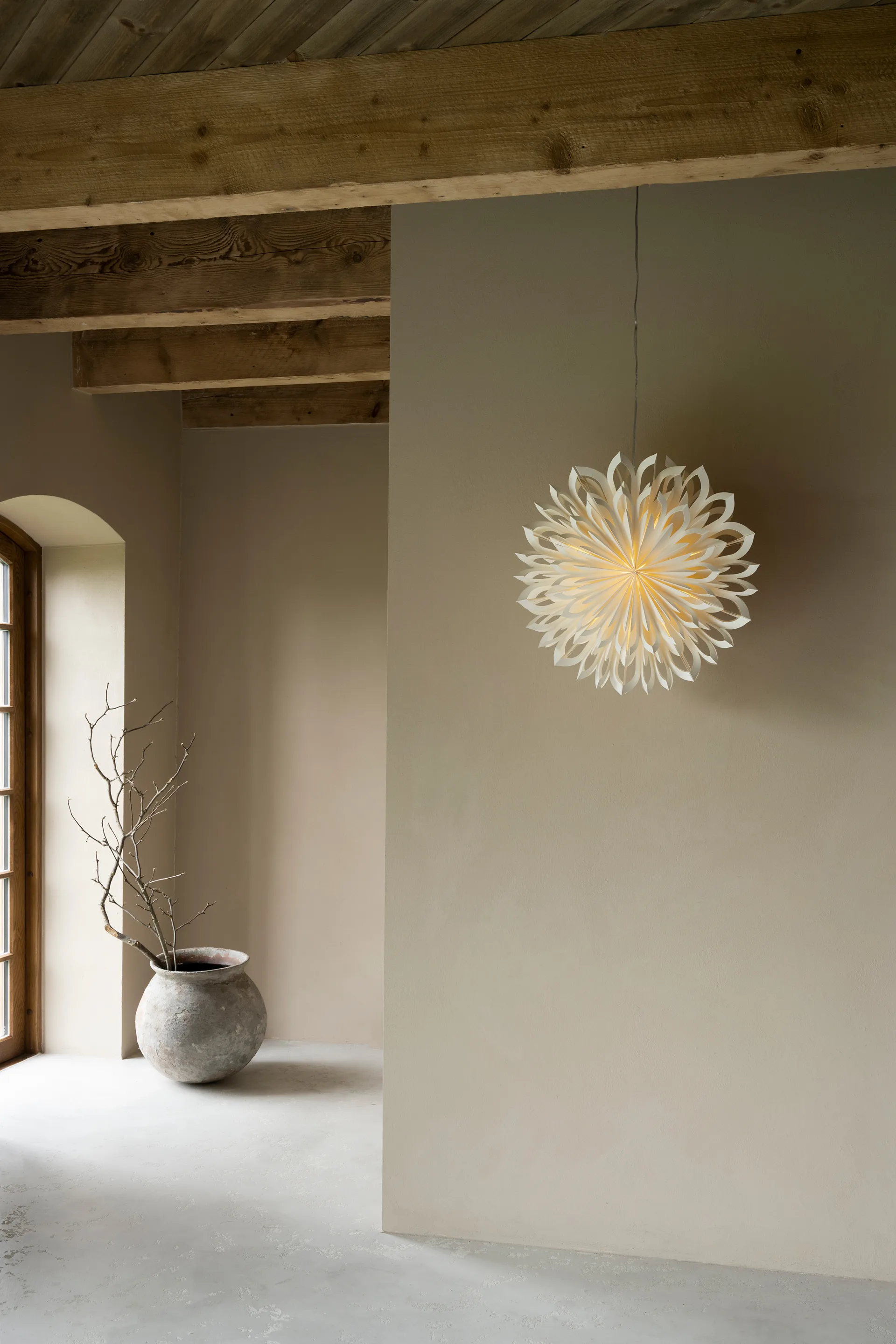 Clara advent star Ø50 cm, White Watt & Veke