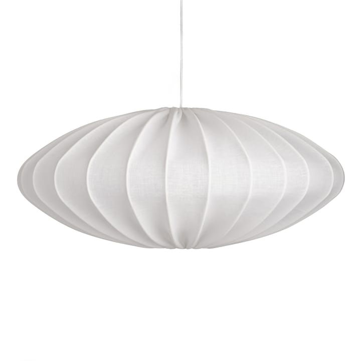 Ellipse lamp shade 65 cm linen, White Watt & Veke