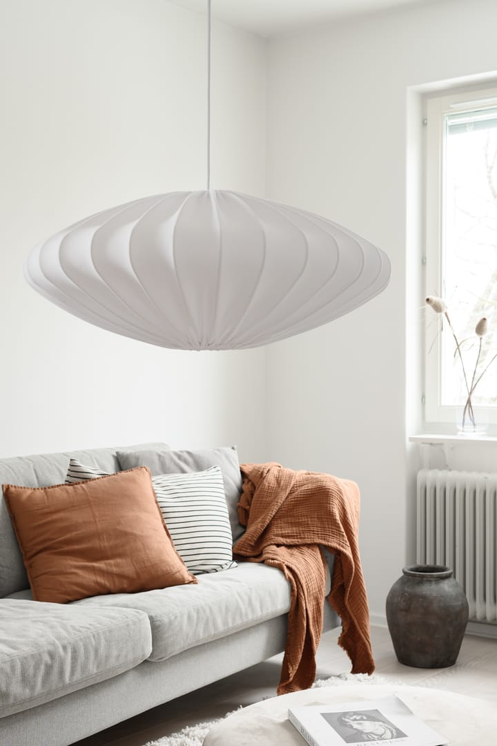 Ellipse lamp shade 65 cm linen, White Watt & Veke